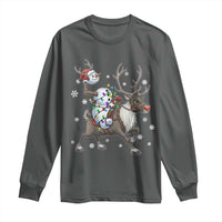 Funny Snowman Headless Horseman Long Sleeve Shirt Christmas Halloween Gift - Wonder Print Shop