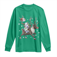 Funny Snowman Headless Horseman Long Sleeve Shirt Christmas Halloween Gift - Wonder Print Shop