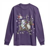 Funny Snowman Headless Horseman Long Sleeve Shirt Christmas Halloween Gift - Wonder Print Shop