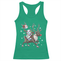 Funny Snowman Headless Horseman Racerback Tank Top Christmas Halloween Gift - Wonder Print Shop