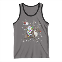 Funny Snowman Headless Horseman Tank Top Christmas Halloween Gift - Wonder Print Shop