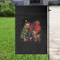 Headless Horseman Santa Garden Flag Funny Christmas Mashup Gift - Wonder Print Shop