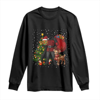 Headless Horseman Santa Long Sleeve Shirt Funny Christmas Mashup Gift - Wonder Print Shop