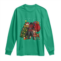 Headless Horseman Santa Long Sleeve Shirt Funny Christmas Mashup Gift - Wonder Print Shop