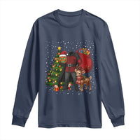 Headless Horseman Santa Long Sleeve Shirt Funny Christmas Mashup Gift - Wonder Print Shop