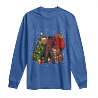 Headless Horseman Santa Long Sleeve Shirt Funny Christmas Mashup Gift - Wonder Print Shop