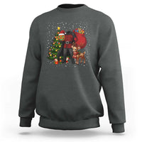 Headless Horseman Santa Sweatshirt Funny Christmas Mashup Gift - Wonder Print Shop