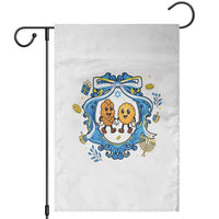 Funny Hanukkah Garden Flag Challah And Latke Cute Food Lover Gift - Wonder Print Shop