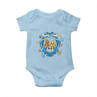 Funny Hanukkah Baby Onesie Challah And Latke Cute Food Lover Gift - Wonder Print Shop