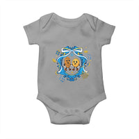 Funny Hanukkah Baby Onesie Challah And Latke Cute Food Lover Gift - Wonder Print Shop