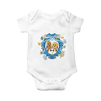 Funny Hanukkah Baby Onesie Challah And Latke Cute Food Lover Gift - Wonder Print Shop