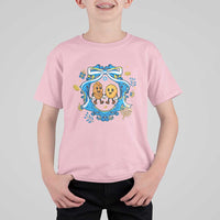 Funny Hanukkah T Shirt For Kid Challah And Latke Cute Food Lover Gift - Wonder Print Shop