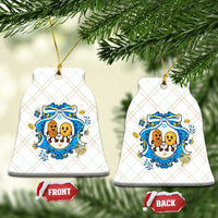 Funny Hanukkah Ceramic Ornament Challah And Latke Cute Food Lover Gift - Wonder Print Shop