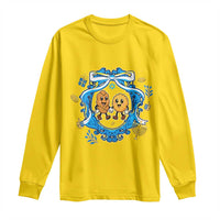 Funny Hanukkah Long Sleeve Shirt Challah And Latke Cute Food Lover Gift - Wonder Print Shop
