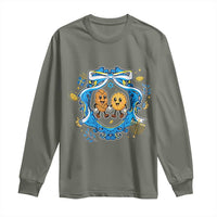 Funny Hanukkah Long Sleeve Shirt Challah And Latke Cute Food Lover Gift - Wonder Print Shop