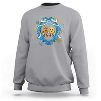 Funny Hanukkah Sweatshirt Challah And Latke Cute Food Lover Gift - Wonder Print Shop