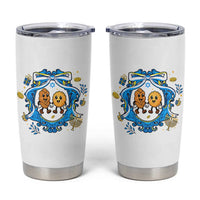 Funny Hanukkah Tumbler Cup Challah And Latke Cute Food Lover Gift - Wonder Print Shop