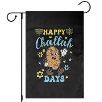 Funny Hanukkah Food Lover Gift Garden Flag Happy Challah Days - Wonder Print Shop