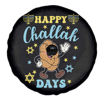 Funny Hanukkah Food Lover Gift Spare Tire Cover Happy Challah Days - Wonder Print Shop