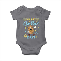 Funny Hanukkah Food Lover Gift Baby Onesie Happy Challah Days - Wonder Print Shop
