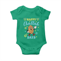 Funny Hanukkah Food Lover Gift Baby Onesie Happy Challah Days - Wonder Print Shop