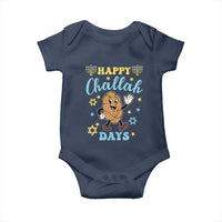 Funny Hanukkah Food Lover Gift Baby Onesie Happy Challah Days - Wonder Print Shop
