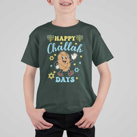 Funny Hanukkah Food Lover Gift T Shirt For Kid Happy Challah Days - Wonder Print Shop