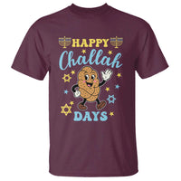 Funny Hanukkah Food Lover Gift T Shirt Happy Challah Days - Wonder Print Shop