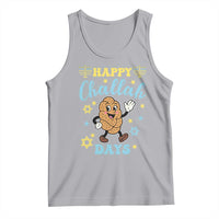 Funny Hanukkah Food Lover Gift Tank Top Happy Challah Days - Wonder Print Shop