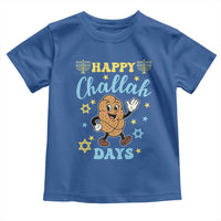 Funny Hanukkah Food Lover Gift Toddler T Shirt Happy Challah Days - Wonder Print Shop