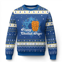 Chanukkah Challah Hanukkah Ugly Sweater Happy Challah Days Star Of David Gift - Wonder Print Shop