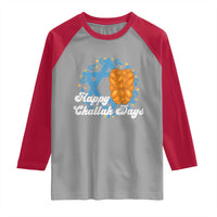 Hanukkah Challah Raglan Shirt Happy Challah Days Star Of David Gift - Wonder Print Shop