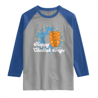 Hanukkah Challah Raglan Shirt Happy Challah Days Star Of David Gift - Wonder Print Shop