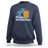 Hanukkah Challah Sweatshirt Happy Challah Days Star Of David Gift - Wonder Print Shop