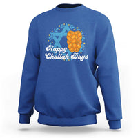 Hanukkah Challah Sweatshirt Happy Challah Days Star Of David Gift - Wonder Print Shop