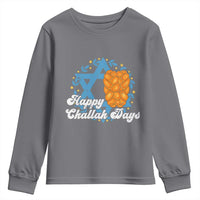 Hanukkah Challah Youth Sweatshirt Happy Challah Days Star Of David Gift - Wonder Print Shop