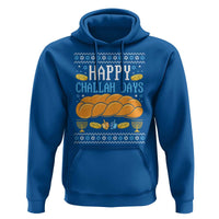 Happy Challah Days Hoodie Ugly Hanukkah Food Lover Gift - Wonder Print Shop