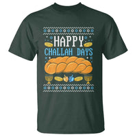 Happy Challah Days T Shirt Ugly Hanukkah Food Lover Gift - Wonder Print Shop
