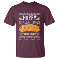 Happy Challah Days T Shirt Ugly Hanukkah Food Lover Gift - Wonder Print Shop
