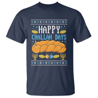 Happy Challah Days T Shirt Ugly Hanukkah Food Lover Gift - Wonder Print Shop