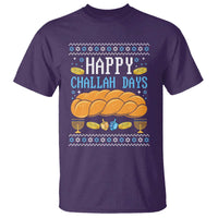 Happy Challah Days T Shirt Ugly Hanukkah Food Lover Gift - Wonder Print Shop