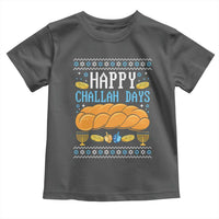 Happy Challah Days Toddler T Shirt Ugly Hanukkah Food Lover Gift - Wonder Print Shop
