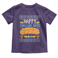 Happy Challah Days Toddler T Shirt Ugly Hanukkah Food Lover Gift - Wonder Print Shop