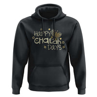 Funny Hanukkah Festival Of Lights Hoodie Happy Challah Days - Wonder Print Shop