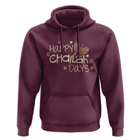 Funny Hanukkah Festival Of Lights Hoodie Happy Challah Days - Wonder Print Shop