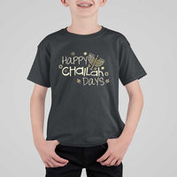 Funny Hanukkah Festival Of Lights T Shirt For Kid Happy Challah Days - Wonder Print Shop