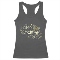 Funny Hanukkah Festival Of Lights Racerback Tank Top Happy Challah Days - Wonder Print Shop
