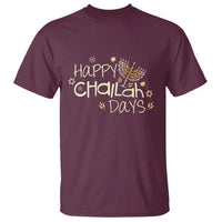 Funny Hanukkah Festival Of Lights T Shirt Happy Challah Days - Wonder Print Shop