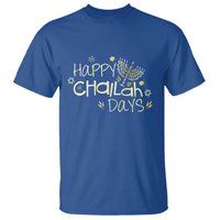 Funny Hanukkah Festival Of Lights T Shirt Happy Challah Days - Wonder Print Shop