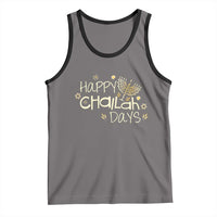 Funny Hanukkah Festival Of Lights Tank Top Happy Challah Days - Wonder Print Shop